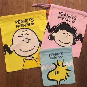 [Peanuts]스누피 파우치3p세트